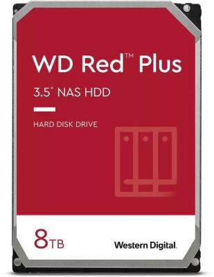   SATA 8TB 6GB/S 256MB RED PLUS WD80EFPX WDC