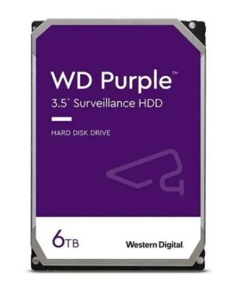   SATA 6TB 6GB/S 256MB PURPLE WD64PURZ WDC