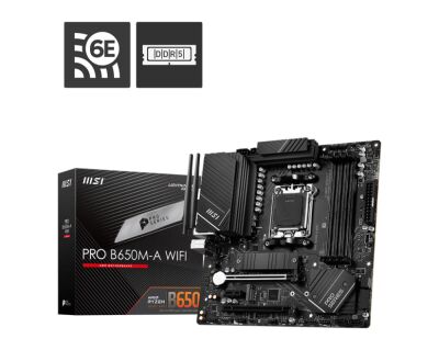   AMD B650 SAM5 MATX PRO B650M-A WIFI MSI